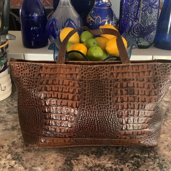 Vintage Brahmin Leather Tote - Picture 4 of 7